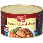 Viva Trenčanské párek s fazolí 400 g – Zboží Dáma