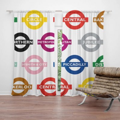 Sablio Závěs Metro: 2ks 140x250cm – Hledejceny.cz