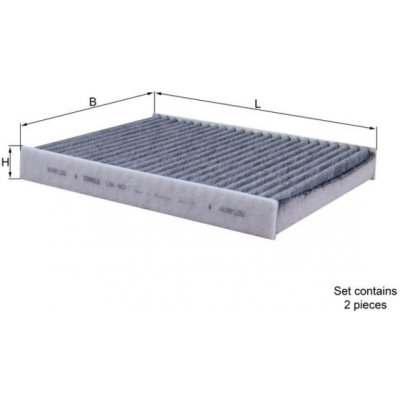 Filtr, vzduch v interiéru MAHLE LAK 467/S – Zbozi.Blesk.cz