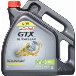 Castrol GTX Ultraclean A3/B4 10W-40 4 l