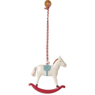Vánoční plechová ozdoba Rocking Horse Red Maileg – Hledejceny.cz