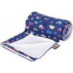 KAARSGAREN bambusová deka tmavomodrá auta – Sleviste.cz