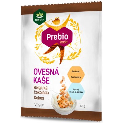 PREBIO ovesná kaše Belgická čokoláda Kokos 65 g – Zbozi.Blesk.cz