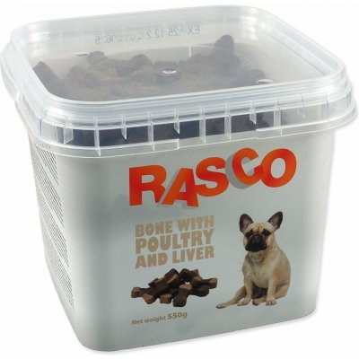 RASCO Pochoutka kost drůbeží s játry 2,5 cm 550 g – Hledejceny.cz