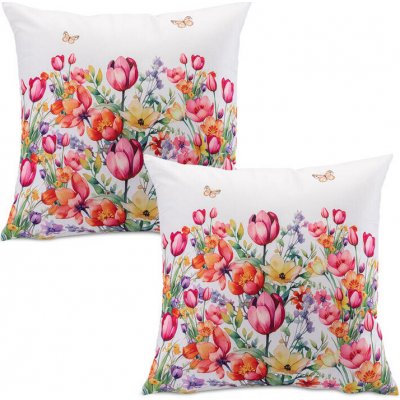 decoDoma BAREVNÉ KVÍTÍ 40 x 40 cm 2ks – Sleviste.cz