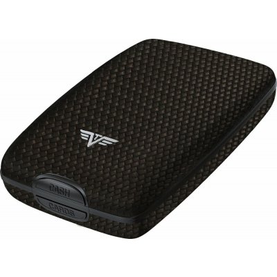 TRU VIRTU Cash & Cards OYSTER - leather Diagonal Carbon Black – Zboží Mobilmania