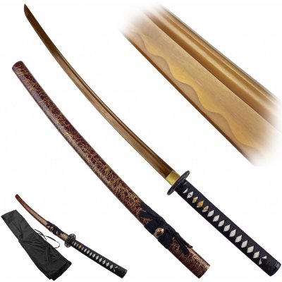 Chladné Zbraně Zlatá katana "GOLDEN HONOR" + háv – Zboží Mobilmania