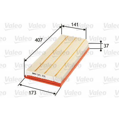 Vzduchový filtr VALEO 585356 – Hledejceny.cz