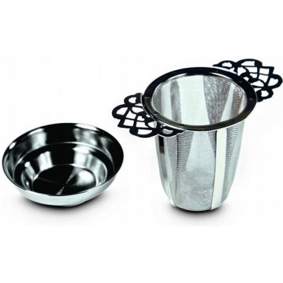 Čajová zahrada - Nerezové sítko na čaj Duo Ornament Madrid – Sleviste.cz