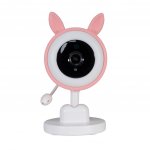 Evolveo Baby Monitor N35 dětská chůvička s kamerou, VOX, teploměr, noční vidění, RGB světlo Růžová – Zboží Mobilmania