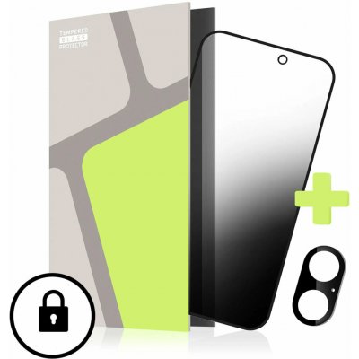 Tempered Glass Protector pro iPhone 17, Privacy GLASS + sklo na kameru CaseFriendly TGS-IP17-BL – Sleviste.cz