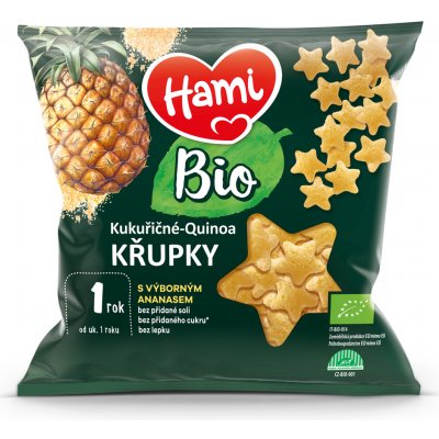 Hami BIO křupky čočkové s kukuřicí 20 g – Zboží Dáma Hami BIO křupky čočkové s kukuřicí 20 g – Zboží Dáma