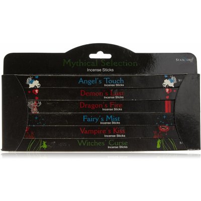 Stamford Mythical Black Vonné tyčinky Dárková sada 6 x 8 ks – Zboží Dáma
