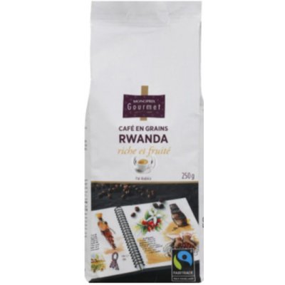 Monoprix Gourmet káva Arabica Rwanda bohatá a ovocná chuť zrnková 250 g – Hledejceny.cz
