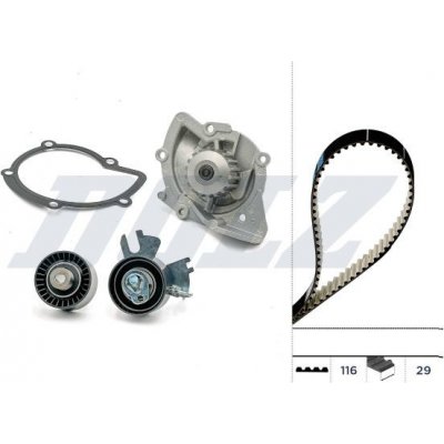 Vodní pumpa + sada ozubeného řemene DOLZ KD106 – Zboží Mobilmania