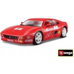 Bburago Kovový model Ferrari Racing F355 Challenge Red 4893993263066 1:24 – Hledejceny.cz