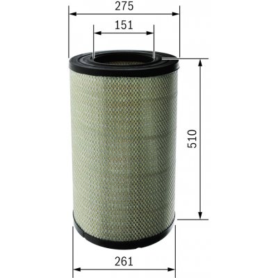 Vzduchový filtr BOSCH F 026 400 678 (F026400678) – Hledejceny.cz