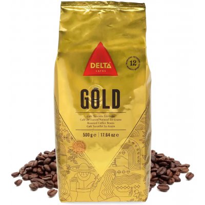 Delta Cafés Gold zrnková 0,5 kg – Hledejceny.cz