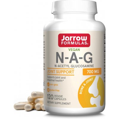 Jarrow Formulas N-A-G N-Acetyl-D-Glukosamin 700 mg 120 rostlinných kapslí – Hledejceny.cz
