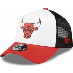 New Era 9FORTY A-Frame Trucker NBA Team Clear Black Chicago Bulls Optic White / Red – Zboží Mobilmania