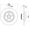 Brzdový kotouč Brzdový kotouč HELLA PAGID 8DD 355 123-421 (8DD355123421)