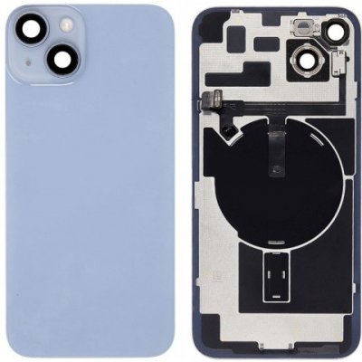 Sklo zadního krytu osazené s magnetem pro Apple iPhone 14 Plus Blue – Zboží Mobilmania