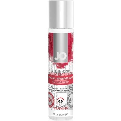 JO All-in-one Masážní gel hřejivý 30 ml – Zboží Dáma