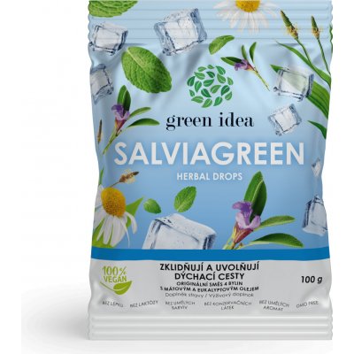 Green idea Salviagreen Bonbóny bylinné 100 g – Zboží Dáma
