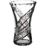 PB CRYSTAL Broušená skleněná váza Bohemia Crystal - X 80029/105mm. Moderní brus Kometa. – Sleviste.cz