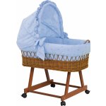 Scarlet Proutěný koš pro miminko s boudičkou Méďa modrá – Zboží Dáma