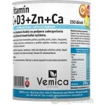 Vemica Vitamin C+D3+Zn+Ca 250 g – Hledejceny.cz
