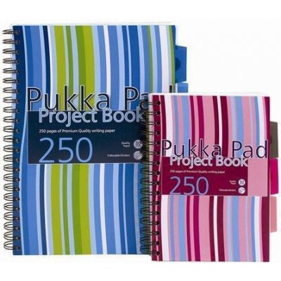 Pukka Pad blok A4 kroužkový boční sprála linka 125 listů – Sleviste.cz