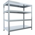 Biedrax Regál pozink 40 x 100 x 120 cm 4 police – Sleviste.cz