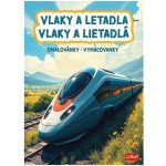 Trefl Omalovánky Vlaky a letadla 20 x 27,5 cm – Zboží Mobilmania