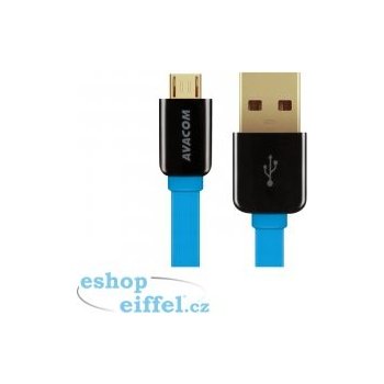 Avacom DCUS-MIC-120B USB - Micro USB, 120cm, modrý