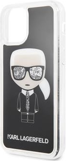 Pouzdro Karl Lagerfeld KLHCN58ICGBK Iconic TPU Apple iPhone 11 Pro černé