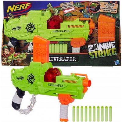 Vystřelovač Nerf Zombie Strike RevReaper 10 šipek – Hledejceny.cz