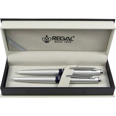 Regal kuličkové pero + inkoustové pero Mercurius stříbrná 475551