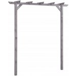Dřevěná pergola VidaXL s mřížkou, výška 205 cm – Hledejceny.cz
