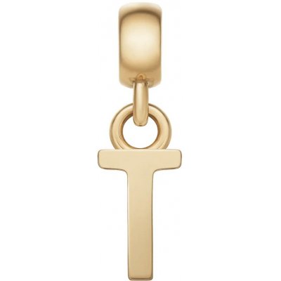 Daniel Wellington Pozlacený přívěsek písmeno "T" Charms DW00400503 – Zboží Dáma