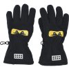 Dětské rukavice LEGO® Wear chlapecké fleecové rukavice černá