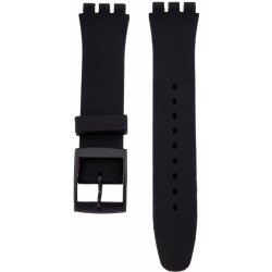 Swatch Unisex černý silikonový pro hodinky