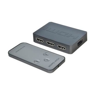 PremiumCord HDMI switch 3:1 plastový,dálkové ovl. khswit31c – Sleviste.cz