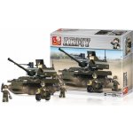 Sluban B9800 Tank Leopard s motorkou 258 ks – Zboží Mobilmania