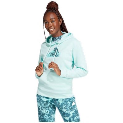 adidas -W FI BOS HOODIE-IM4878-semi flash aqua/arctic night Zelená