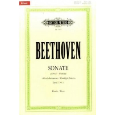 Klaviersonate cis-Moll op.272 Mondschein-Sonate – Sleviste.cz