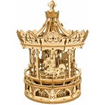 Robotime Rokr 3D Romantický kolotoč s hudbou AMK62 384ks – Zboží Dáma