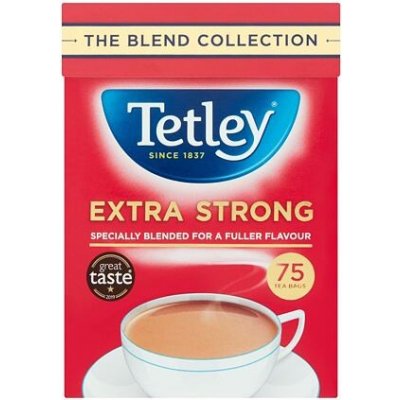 Tetley extra silný černý čaj 75 ks 237 g
