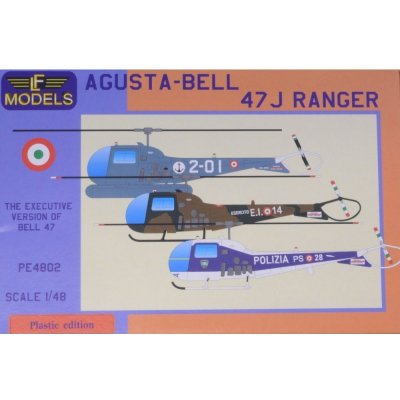 models Agusta-Bell 47J Ranger 3x Italian camo LF PE4802 1:48