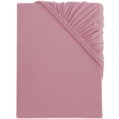 s.Oliver Bi-elastické žerzejové prostěradlo světle růžové 180-200x200 – Sleviste.cz
